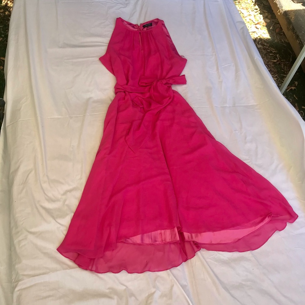 Tahari pink dress size 12